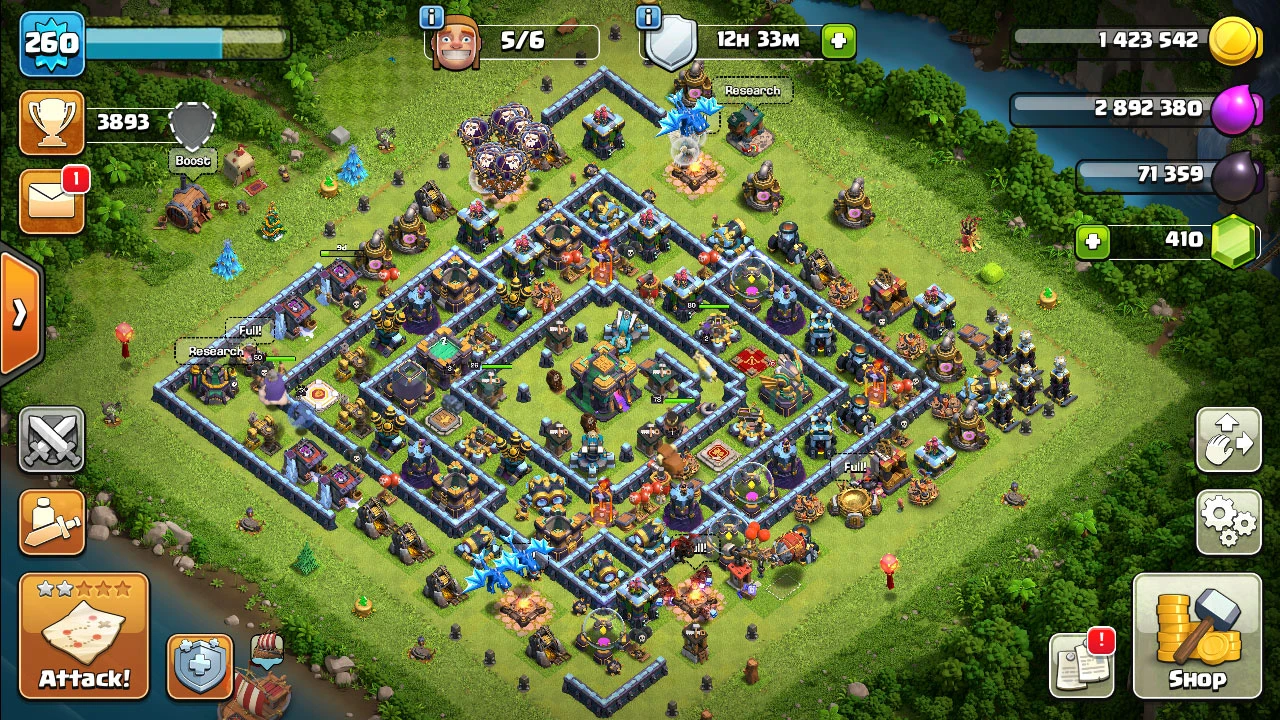 FREE CLASH OF CLANS Townhall 14 ACCOUNT
