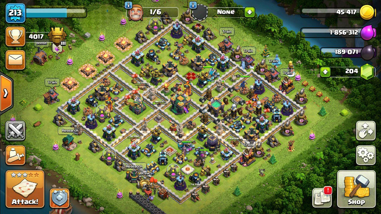 FREE CLASH OF CLANS Townhall 14 ACCOUNT