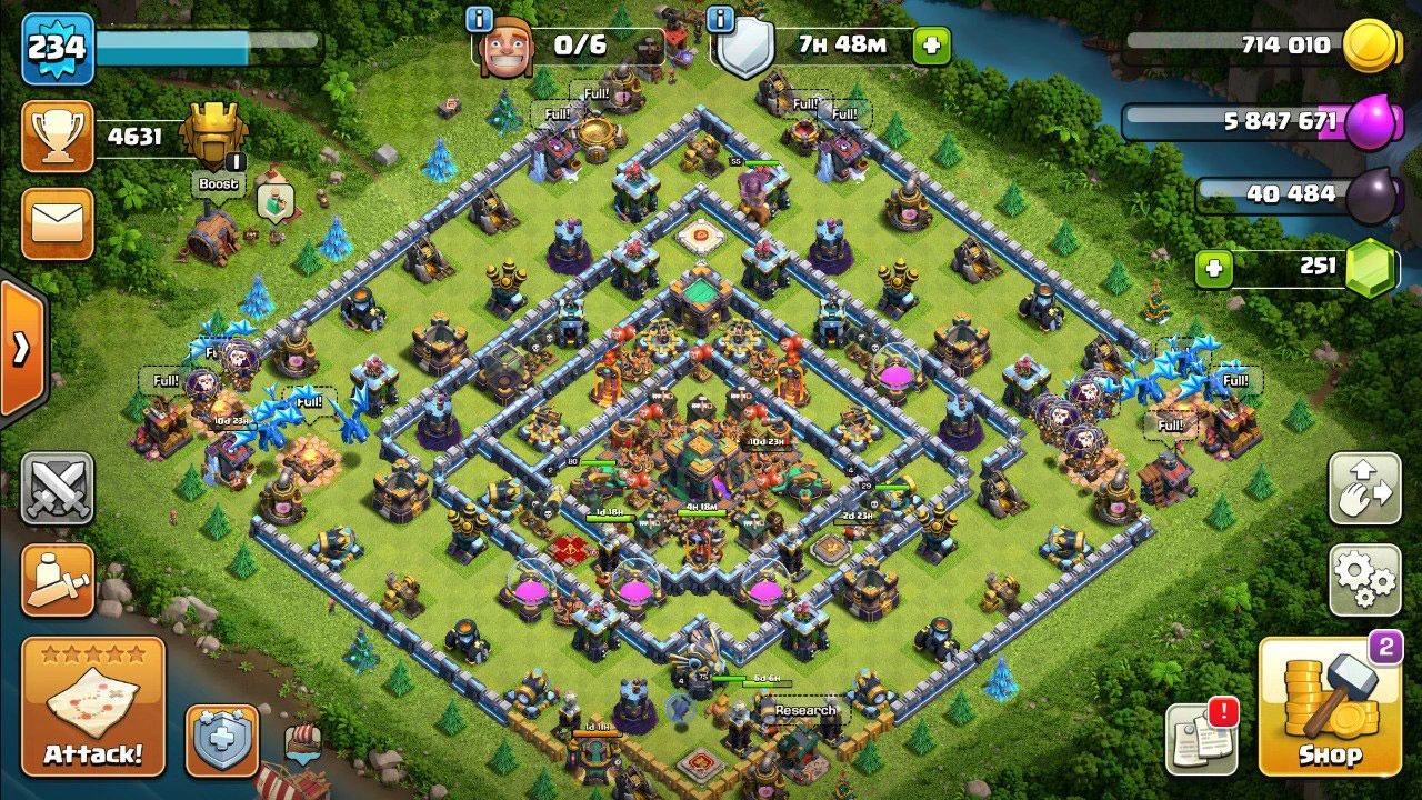 FREE CLASH OF CLANS Townhall 14 ACCOUNT