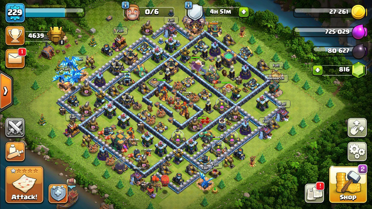 FREE CLASH OF CLANS Townhall 14 ACCOUNT